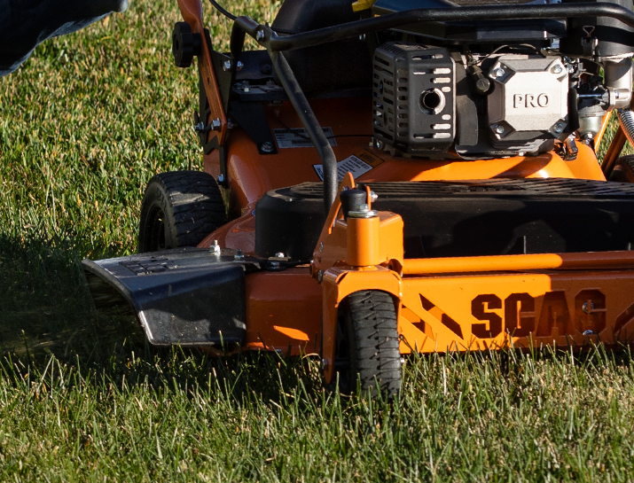 Image of the SFCII-30 mower cutting grass.